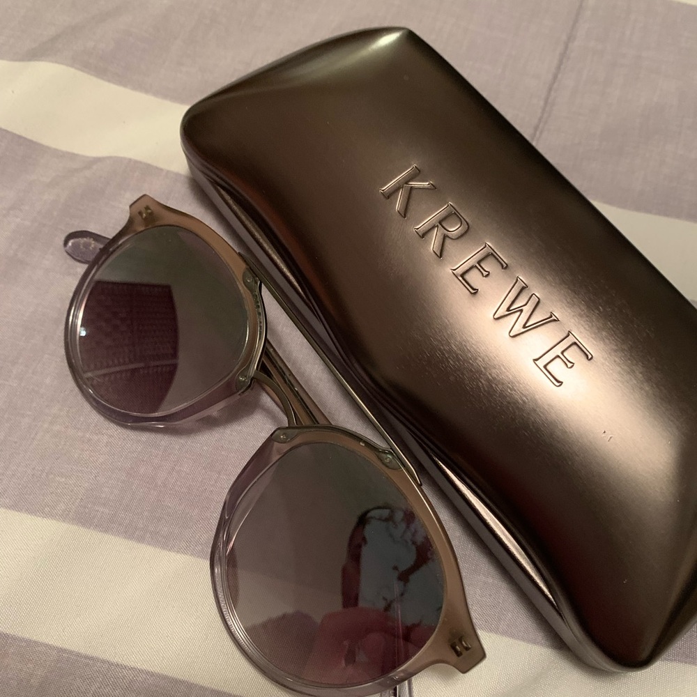 KREWE SUNGLASSES DANTE Quartz Gunmetal Mirrored